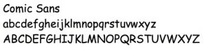 Comic Sans