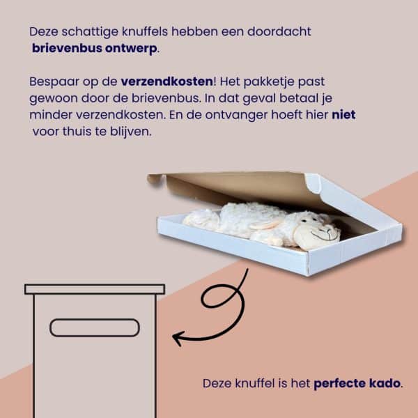 Brievenbus knuffel Konijn - Afbeelding 4